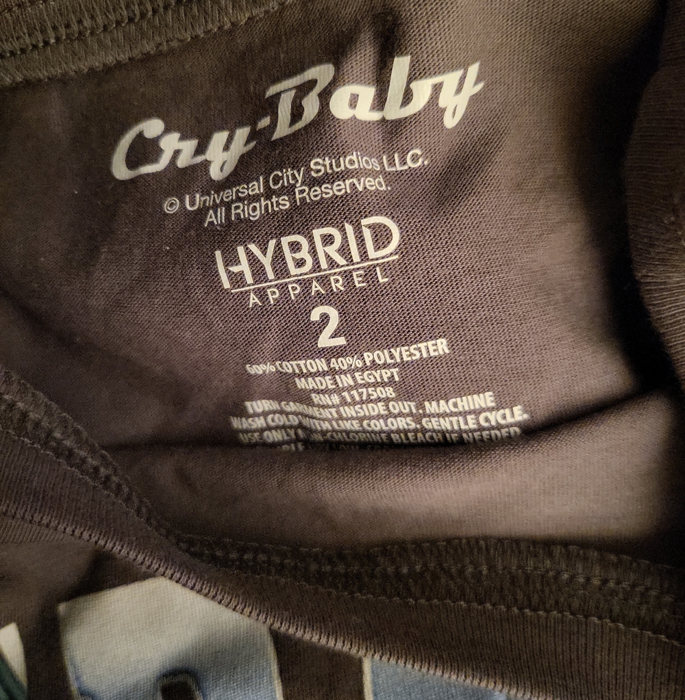 Nwt 2x Torrid Cry-Baby Classic Cotton Tee - Picture 7 of 8